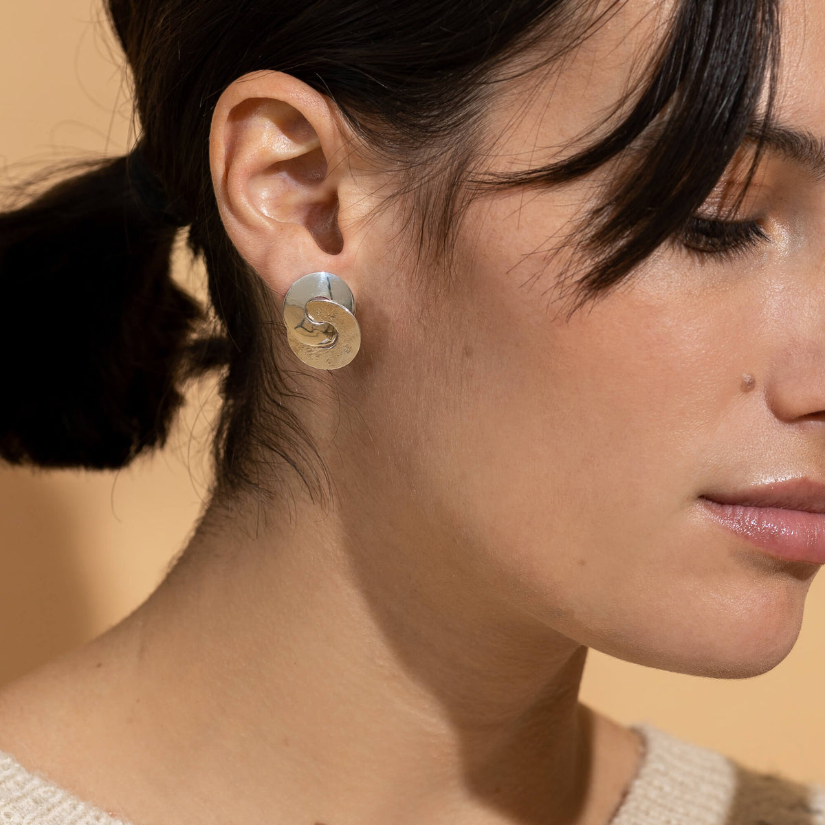 Earcuff + Clou SHINE - Argenté Earcuff + Clou SHINE - Argenté