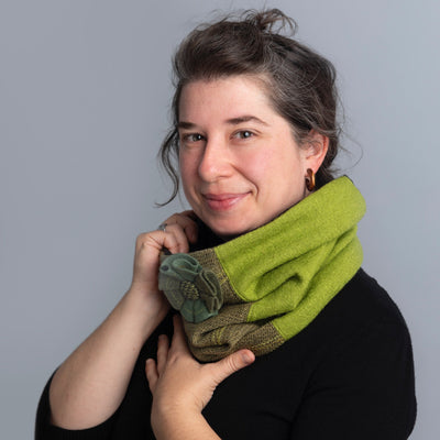 Julie-Soleil Nadeau, maroquinière-tisserande