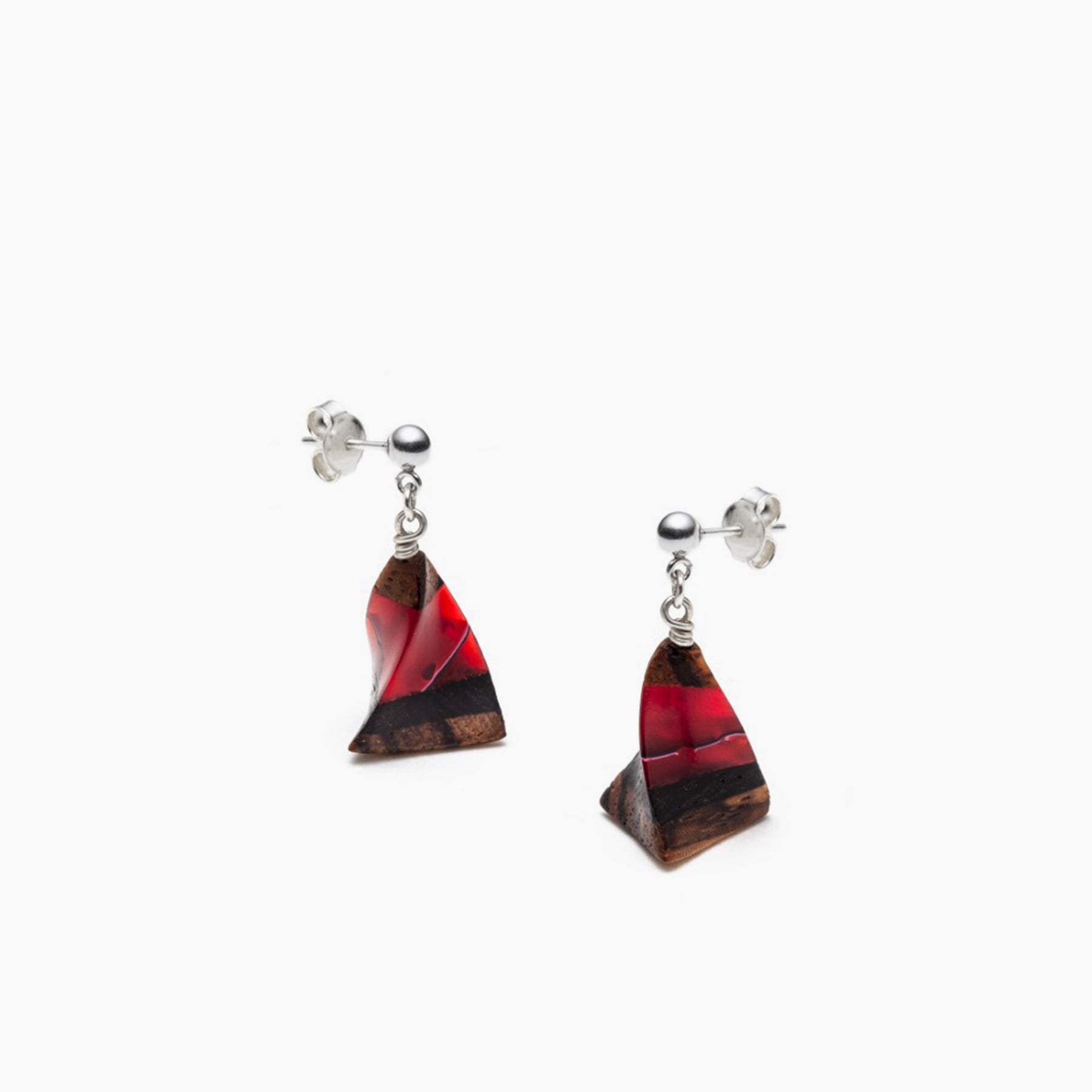 Collier et boucles d'oreilles artisanal femme en pierres et perles multicolores