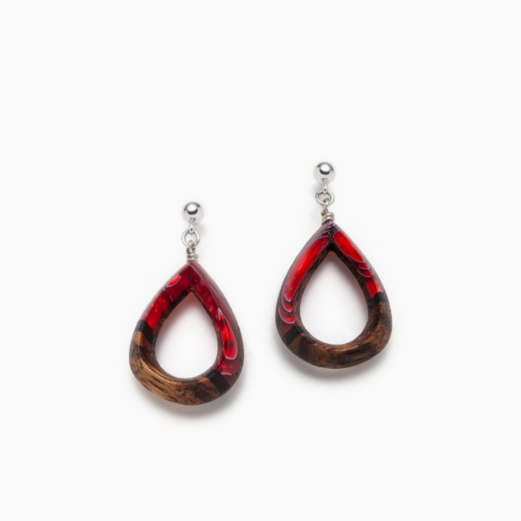 Collier et boucles d'oreilles artisanal femme en pierres et perles multicolores main image 1
